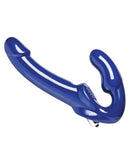 Revolver II Strapless Strap on G-Spot Dildo - Blue