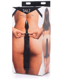 Tailz Midnight Fox Tail Glass Anal Plug