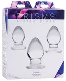 Prisms Triplets Glass Anal Plug Kit