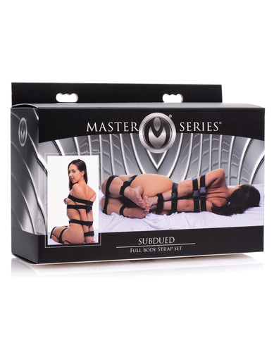 Master Series Subdued Full Body Strap Set - Black