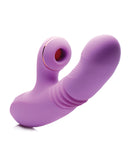 Shegasm Pro Thrust Thrusting Suction Rabbit - Purple