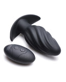 Thump it Kinetic Thumping 7x Swirled Anal Plug - Black