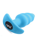 Bang! Vibrating Butt Plug w/Remote Control - Blue