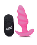 Bang! Vibrating Butt Plug w/Remote Control - Pink