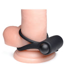 Bang! Vibrating Cock Ring & Bullet w/Remote Control - Black