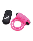 Bang! Vibrating Cock Ring & Bullet w/Remote Control - Pink