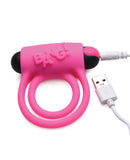 Bang! Vibrating Cock Ring & Bullet w/Remote Control - Pink