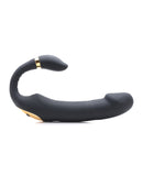 Inmi 10x Pleasure Pose Come Hither Vibe w/Poseable Clit Stimulator - Black