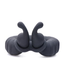 Trinity Men 10X Cobra Dual Stimulation Silicone Cock Ring - Black