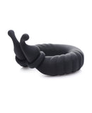 Trinity Men 10X Cobra Dual Stimulation Silicone Cock Ring - Black