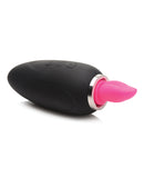 Inmi Shegasm Lickgasm Mini 10X Licking & Sucking Stimulator - Black/Pink