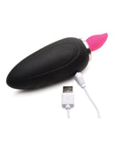 Inmi Shegasm Lickgasm Mini 10X Licking & Sucking Stimulator - Black/Pink