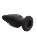 Tailz Snap On Interchangeable Silicone Anal Plug - Black Large