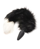 Tailz Snap On Interchangeable Black & White Fox Tail