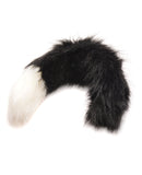 Tailz Snap On Interchangeable Black & White Fox Tail