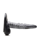 NO ETA $Creature Cocks The Gargoyle Rock Hard Silicone Dildo - Silver/Black