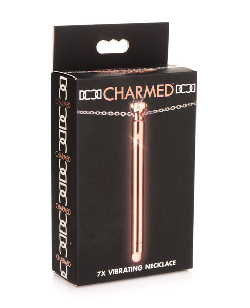 Charmed 7X Vibrating Necklace - Rose Gold