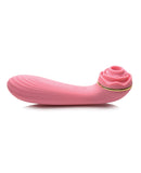 Inmi Bloomgasm Passion Petals 10X Silicone Suction Rose Vibrator - Pink