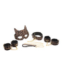 Master Series Leopard Print Bondage Set