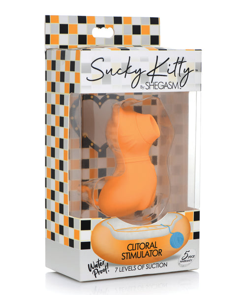 Inmi Shegasm Sucky Kitty Clitoral Stimulator - Orange