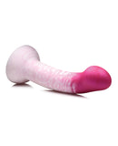 Strap U G Swirl G Spot Silicone Dildo - Pink