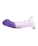 Strap U G Swirl G Spot Silicone Dildo - Purple