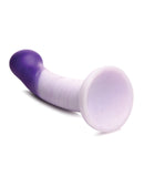 Strap U G Swirl G Spot Silicone Dildo - Purple