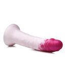 Strap U Real Swirl Realistic Silicone Dildo - Pink