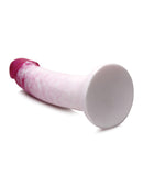 Strap U Real Swirl Realistic Silicone Dildo - Pink