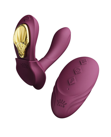 ZALO Aya Wearable Vibrator w/Remote - Velvet Purple