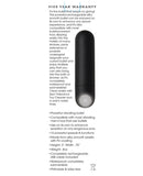 Zero Tolerance All Powerful Rechargeable Bullet - Black