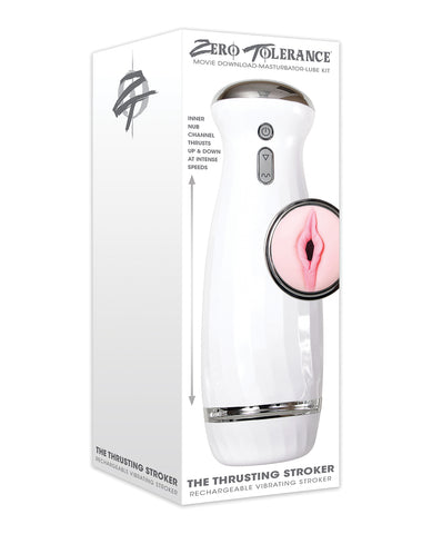 Zero Tolerance The Thrusting Stroker Rechargeable - White